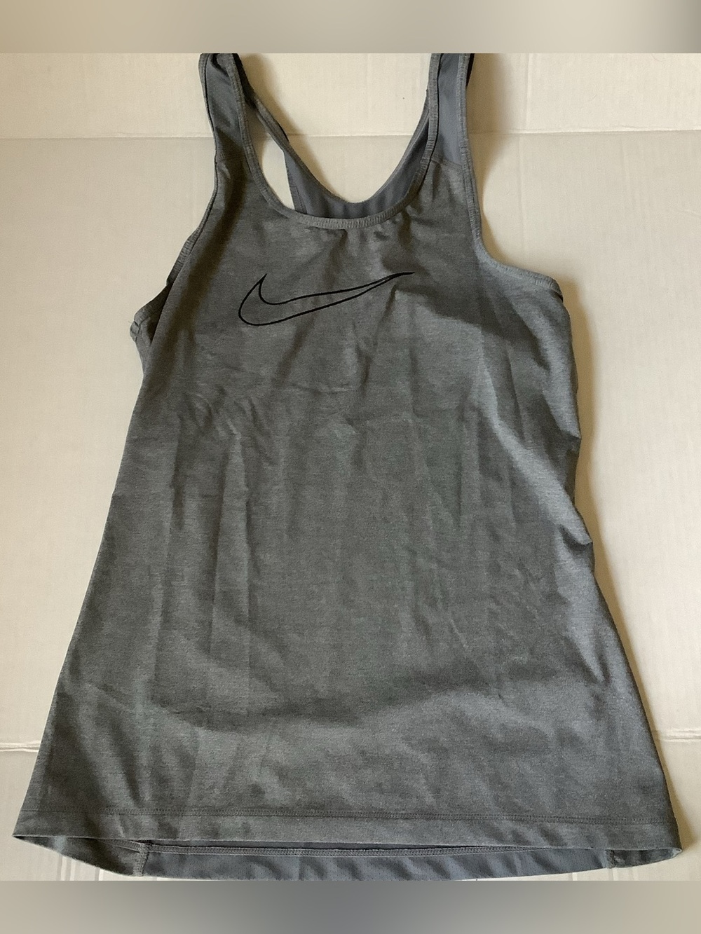 Nike Dri-FIT Victory Racerback Tank Top Gray Size XS